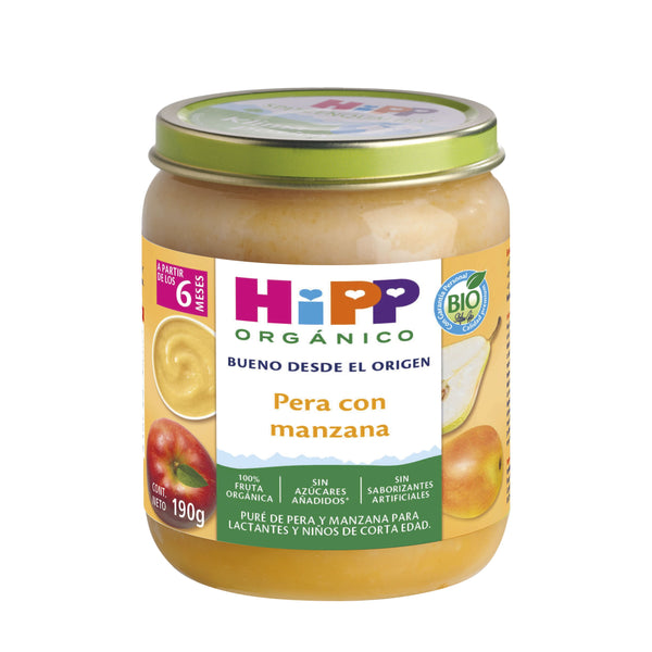HiPP - Papilla Orgánica de Pera con Manzana